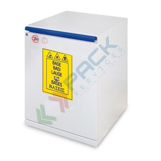 [CHI-BS397S] Armadio di sicurezza per lo stoccaggio combinato di prodotti chimici e basi, Mis. 395 L x 520 P x 720 H mm, apertura a sinistra