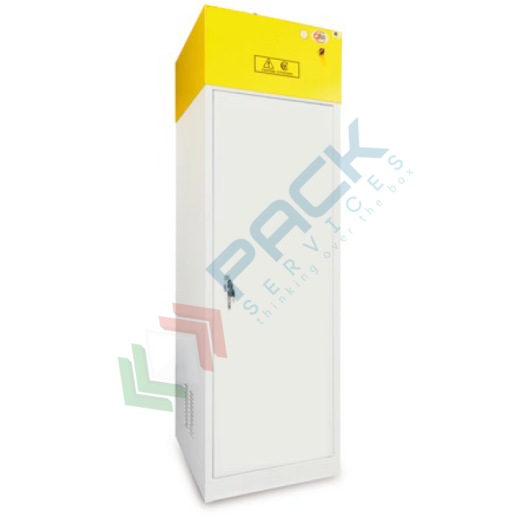 [CITO-C1] Armadio per prodotti cito tossici chemioterapici, Mis. 600 L x 600 P x 1900 H mm, 1 porta cieca