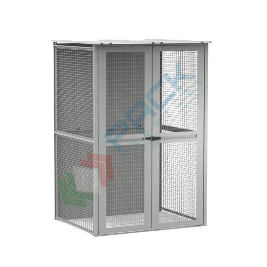 [DBG-20Z] Deposito bombole gas in acciaio al carbonio zincato, ideale per lo stoccaggio di 20 bombole, Mis. 1360 L x 1190 P x 2000 H mm
