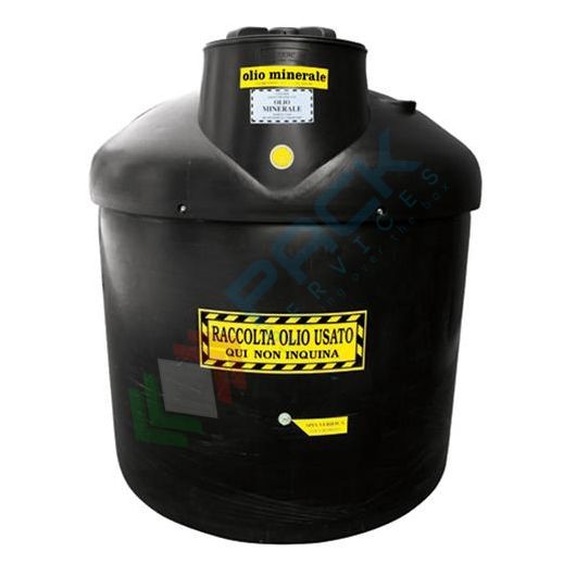 [ECOIL1200N-1] Contenitore per la raccolta di olio esausto, in plastica (PE), capacità 1200 Lt, ideale per olio minerale usato