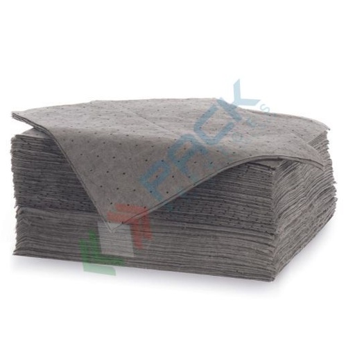 [F-UN5040/150] Panni assorbenti universali, 150 gr, Mis. 50 x 40 cm, capacità assorbimento per foglio 0,75 Lt - totale 75 Lt, conf. 100 pz