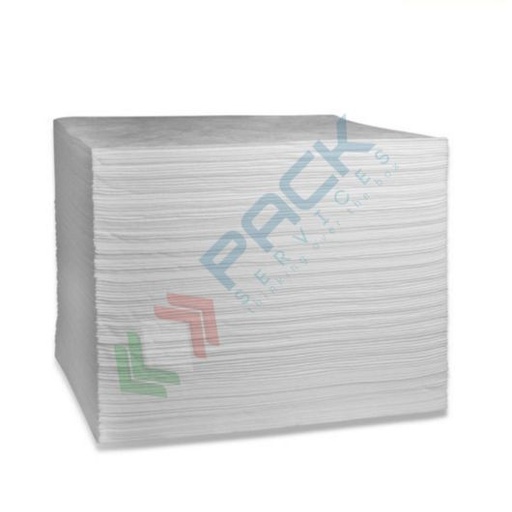 [FGL-OL05040/A] Panni assorbenti per oli ed idrocarburi, versione antistatica Mis. 50 x 40 cm, capacità assorbimento per foglio 17,5 Lt - totale 175 Lt, conf. 100 pz