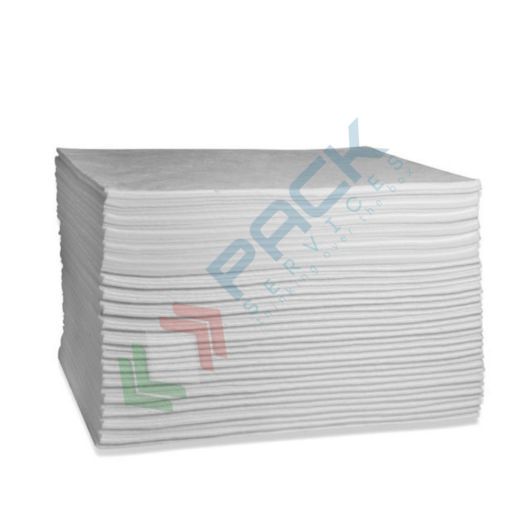 [FGL-OL10080/A] Panni assorbenti per oli ed idrocarburi, versione antistatica Mis. 100 x 80 cm, capacità assorbimento per foglio 7 Lt - totale 350 Lt, conf. 50 pz