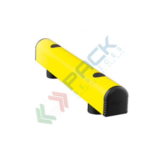 [GUAR-0750] Guardrail di protezione a singola barriera, lunghezza 750 mm, colore giallo RAL 1018