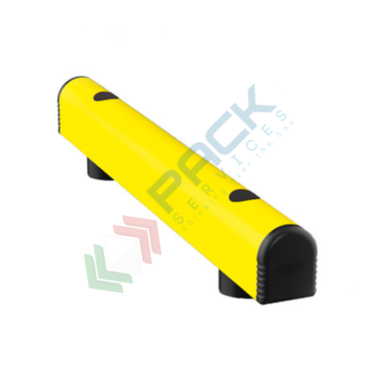 [GUAR-1500] Guardrail di protezione a singola barriera, lunghezza 1500 mm, colore giallo RAL 1018