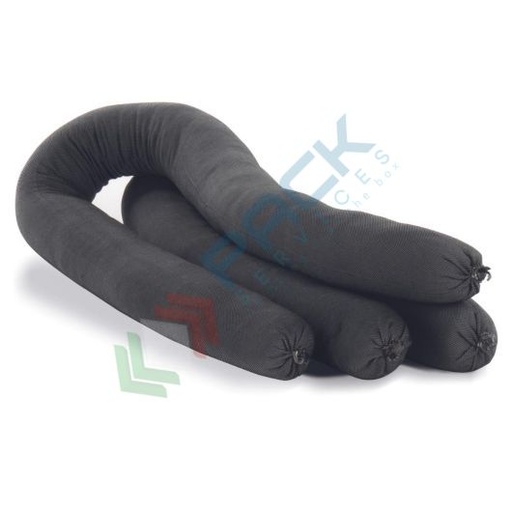 [M-UN8300] Manicotti assorbenti universali Mis. Ø 8 x 300 cm, 800 gr, capacità assorbimento per salsicciotto 6 Lt - totale 42 Lt, conf. 7 pz