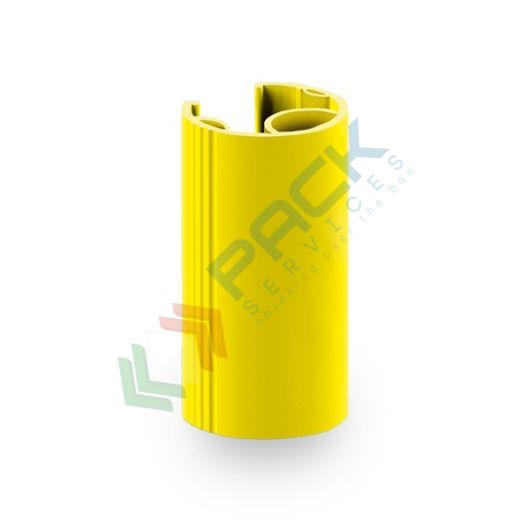 [PACK-L600] Protezione per scaffalature montante grande, altezza 600 mm, colore giallo RAL 1018
