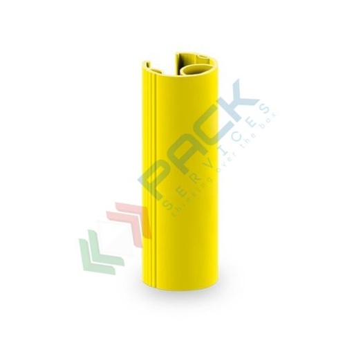 [PACK-S600] Protezione per scaffalature montante piccolo, altezza 600 mm, colore giallo RAL 1018