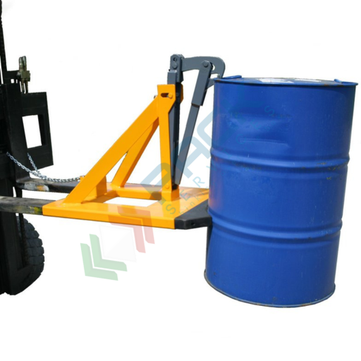 [PNZM001] Pinza monofusto inforcabile, in acciaio verniciato, Mis. 850 L x 590 P x 800 H mm, ideale per fusti in metallo