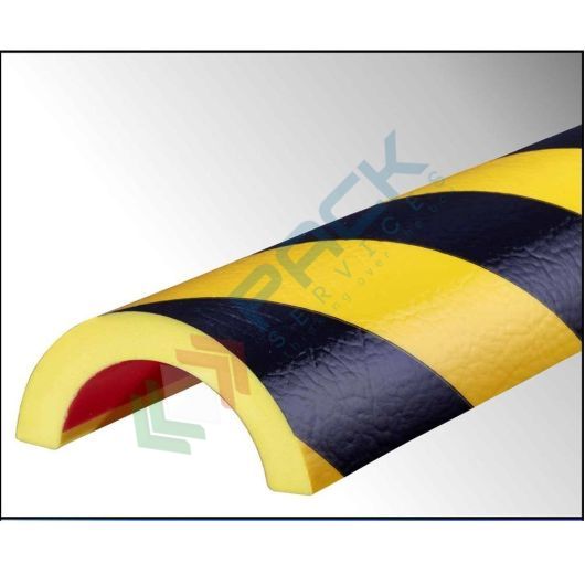 [PRF1-R50] Profilo flessibile paracolpi multiuso, 1 metro, tipo R50 tubolare