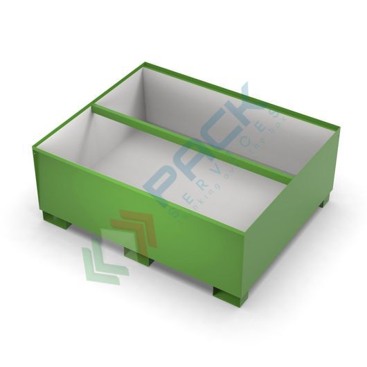 [PVC-200] Rivestimento in PVC antiacido per vasca di contenimento per 2 IBC Cod. Art. VCL-120-2004