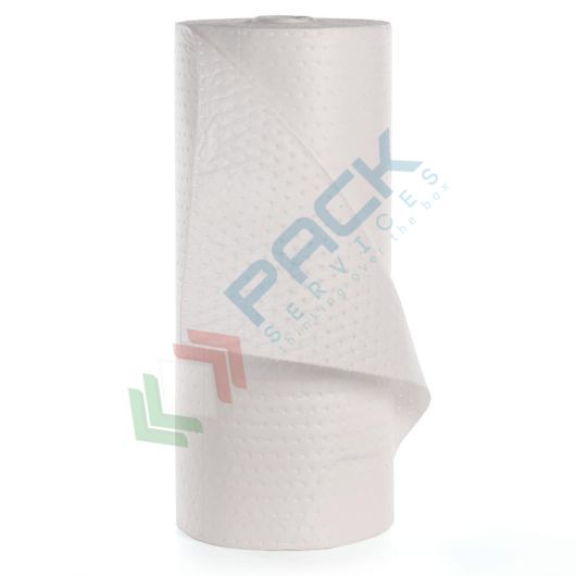 [R-OL5040/300] Rotolo assorbente per oli ed idrocarburi, 300 gr, Mis. 50 mt x 40 cm, capacità assorbimento totale 100 Lt, conf. 1 pz