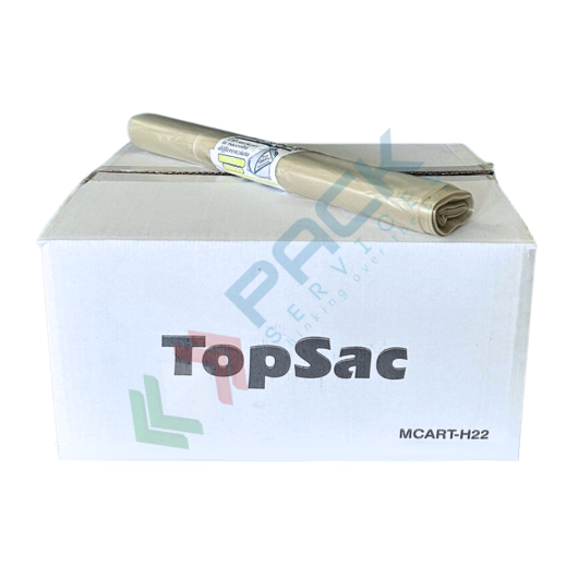 [SAC70110-TRA(30)] Scatola 30 rotoli da 10 sacchetti per spazzatura, Mis. 70 x 110 cm, spess. 30 my, 110 Lt, 42 gr. ideali per bidoni raccolta differenziata, colore neutro