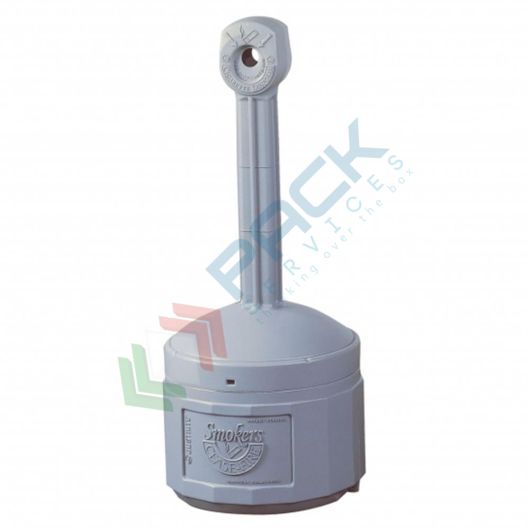 [SMC-15G] Contenitore per mozziconi di sigaretta, autoestinguente, capacità 15 Lt, colore grigio