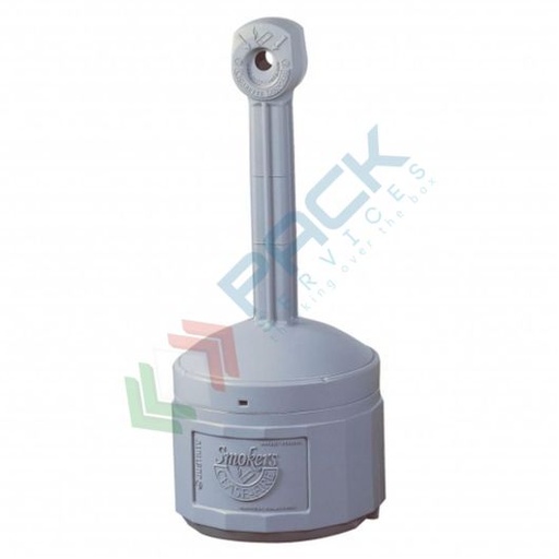 [SMC-15G] Contenitore per mozziconi di sigaretta, autoestinguente, capacità 15 Lt, colore grigio