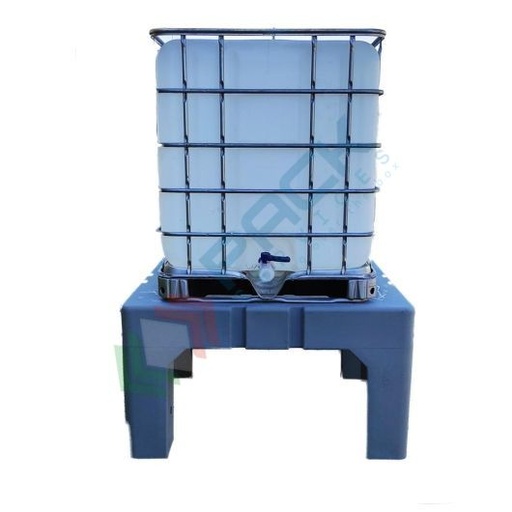 [UP-IBC1] Basamento in polietilene (PE), ideale per 1 cisterna IBC 1000 Lt