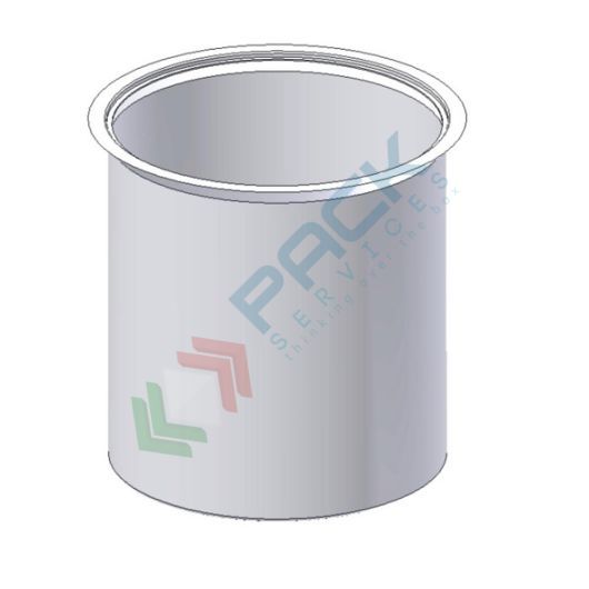 [VAS-P00600] Vasca di contenimento in plastica (PE) cilindrica per serbatoi, capacità 600 Lt, Mis. Ø 1030 x 900 H mm