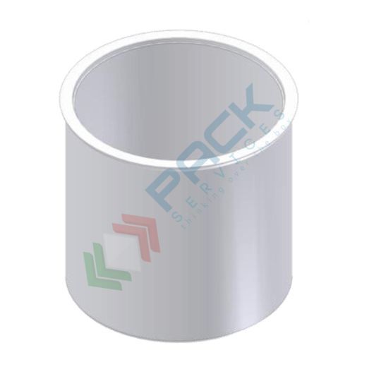 [VAS-P01000] Vasca di contenimento in plastica (PE) cilindrica per serbatoi, capacità 1100 Lt, Mis. Ø 1320 x 980 H mm