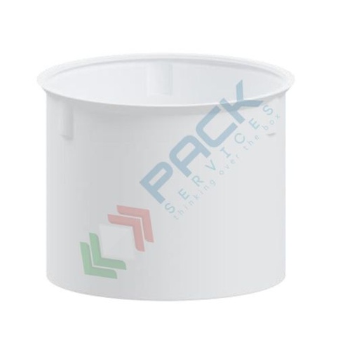 [VAS-P01200] Vasca di contenimento in plastica (PE) cilindrica per serbatoi, capacità 1200 Lt, Mis. Ø 1350 x 1050 H mm