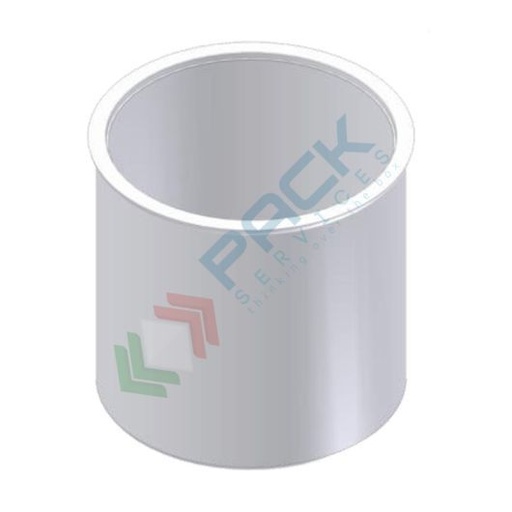 [VAS-P02000] Vasca di contenimento in plastica (PE) cilindrica per serbatoi, capacità 2600 Lt, Mis. Ø 1600 x 1480 H mm