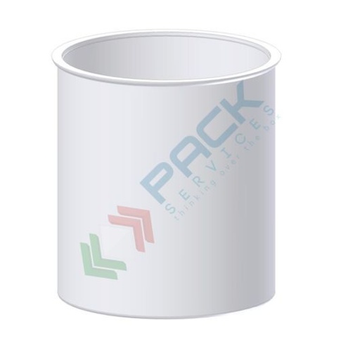 [VAS-P05000] Vasca di contenimento in plastica (PE) cilindrica per serbatoi, capacità 5500 Lt, Mis. Ø 1950 x 2090 H mm