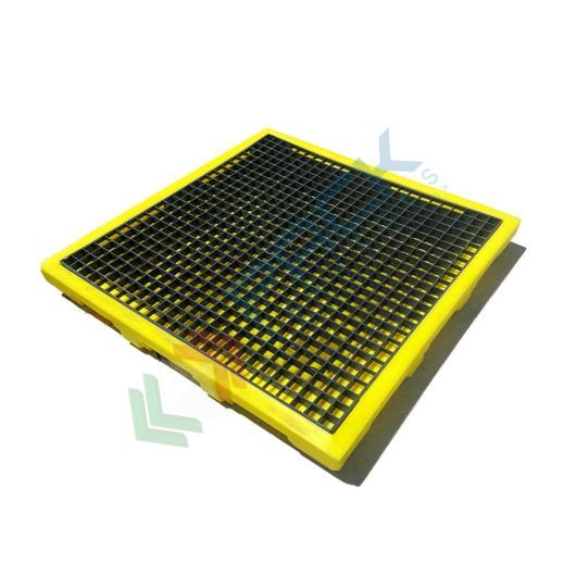 [VCL-PAV160] Pavimento con vasca di contenimento, in plastica (PE), modulare, capacità 160 Lt