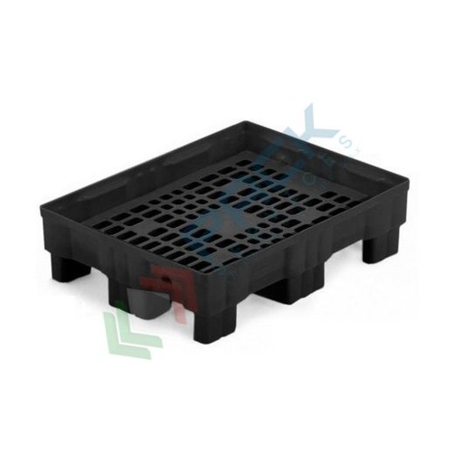 [VCLT070-RIC] Vasca di contenimento liquidi in plastica riciclata (PE), capacità 70 Lt, per taniche e piccoli contenitori