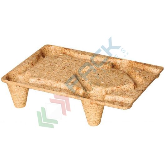 [PACK83] Pallet in legno pressato INKA, Mis. 400 L x 600 P x 128 H mm, portata dinamica 250 Kg, statica 750 Kg