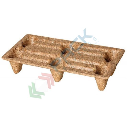 [PACK84] Pallet in legno pressato INKA, Mis. 400 L x 800 P x 130 H mm, portata dinamica 500 Kg, statica 1500 Kg