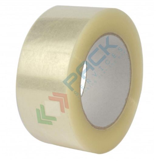 Nastro autoadesivo in polipropilene bi-orientato 28 my, progettato per limballaggio manuale, svolgimento silenzioso, Mis. 75 mm x 132 mt, colore trasparente