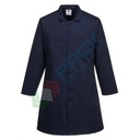 Camice da lavoro per uomo, modello alimentare, 1 tasca, 65% poliestere + 35% cotone, 245 gr, chiusura bottoni, colore blu navy