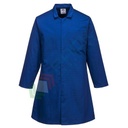 Camice da lavoro per uomo, modello alimentare, 1 tasca, 65% poliestere + 35% cotone, 245 gr, chiusura bottoni, colore blu royal