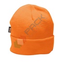 Berretto da lavoro in maglia isolante, tessuto esterno 100% acrilico con fodera InsulatexPro per il massimo calore, calibro 9, colore arancione