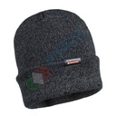 Berretto da lavoro riflettente in maglia isolante, tessuto esterno 100% acrilico con fodera InsulatexPro per il massimo calore, calibro 9, colore nero