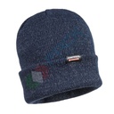 Berretto da lavoro riflettente in maglia isolante, tessuto esterno 100% acrilico con fodera InsulatexPro per il massimo calore, calibro 9, colore blu navy