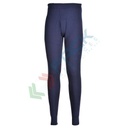 Calzamaglia da lavoro termica, 50% Poliestere + 50% cotone che trattengono il calore, 200 gr, vestibilità comoda con orlo a costine, colore blu navy