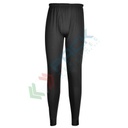 Calzamaglia da lavoro liscia, 100% poliestere traspirante, 140 gr, modello Baselayer, protezione termica con cuciture piatte per garantire massimo comfort, colore nero