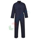 Tuta da lavoro ignifuga da saldatura, in tessuto Bizweld 100% Cotone, finitura FR 330 gr, omologata EN ISO 11612 + EN ISO 11611, facile apertura frontale con bottoni, vestibilità regular, colore blu navy
