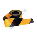 Nastro segnaletico in plastica (PE), Mis. 500 m x 7,5 cm, colore giallo/nero (Conf. 18 pz)