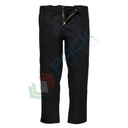 Pantalone da lavoro ignifugo, 100% Cotone, finitura FR 330 gr, omologato EN ISO 11612 + EN ISO 11611, modello Bizweld, vestibilità regular, colore nero