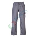 Pantalone da lavoro ignifugo, 100% Cotone, finitura FR 330 gr, omologato EN ISO 11612 + EN ISO 11611, modello Bizweld Cargo, vestibilità regular, colore grigio