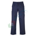 Pantalone da lavoro ignifugo, 100% Cotone, finitura FR 330 gr, omologato EN ISO 11612 + EN ISO 11611, modello Bizweld Cargo, vestibilità regular, colore blu navy