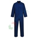 Tuta da lavoro ignifuga da saldatura, in tessuto Safe Welder 100% Cotone, 330 gr, omologata EN ISO 11612 + EN ISO 11611, apertura frontale con bottoni, vestibilità regular, colore blu navy
