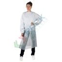 Camice monouso in TNT di polipropilene (PP), 30 g/mq, chiusura con lacci, conf. 10 pz