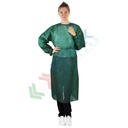 Camice monouso in TNT di polipropilene (PP), 30 g/mq, idrorepellente, chiusura con lacci, conf. 10 pz