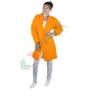 Camice monouso in TNT di polipropilene (PP), 30 g/mq, chiusura frontale con velcro, conf. 50 pz