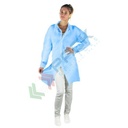 Camice monouso in TNT di polipropilene (PP), 30 g/mq, chiusura con bottoni clip, conf. 50 pz