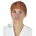 Cuffie monouso in TNT di polipropilene (PP) 14 g/mq, plissettate, conf. 200 pz