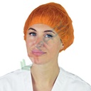 Cuffie monouso in TNT di polipropilene (PP) 14 g/mq, tonde, conf. 100 pz