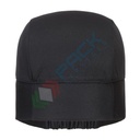 Berretto da lavoro rinfrescante 100% poliestere, punto occhio di pernice, 140 gr, leggero e confortevole, immergere in acqua per attivare, colore nero